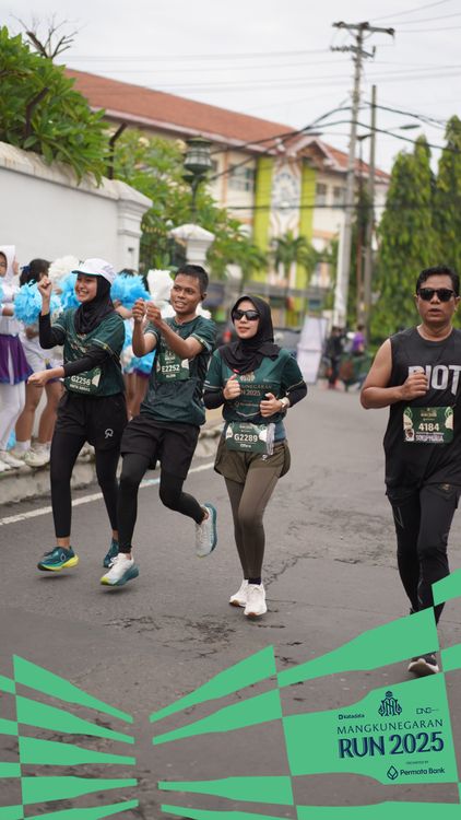 Race photo from Mangkunegaran Run 2025