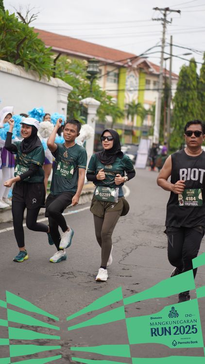 Race photo from Mangkunegaran Run 2025