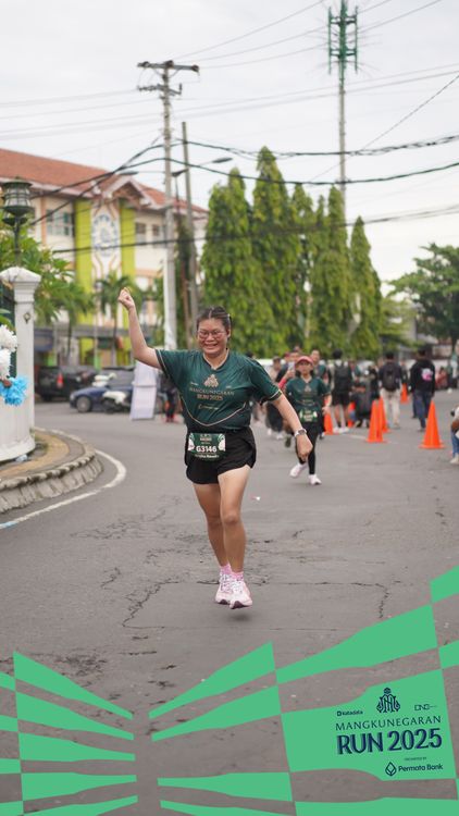 Race photo from Mangkunegaran Run 2025
