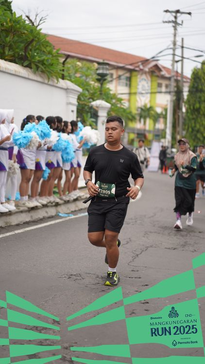 Race photo from Mangkunegaran Run 2025