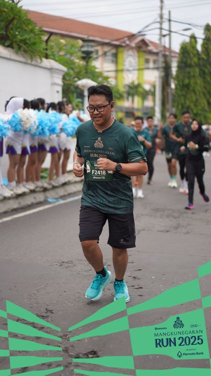 Race photo from Mangkunegaran Run 2025