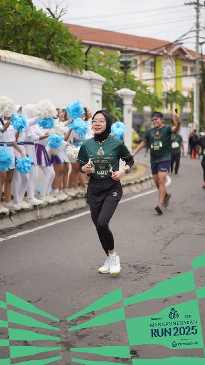 Race photo from Mangkunegaran Run 2025