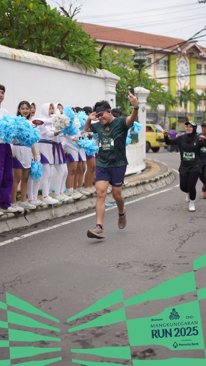 Race photo from Mangkunegaran Run 2025