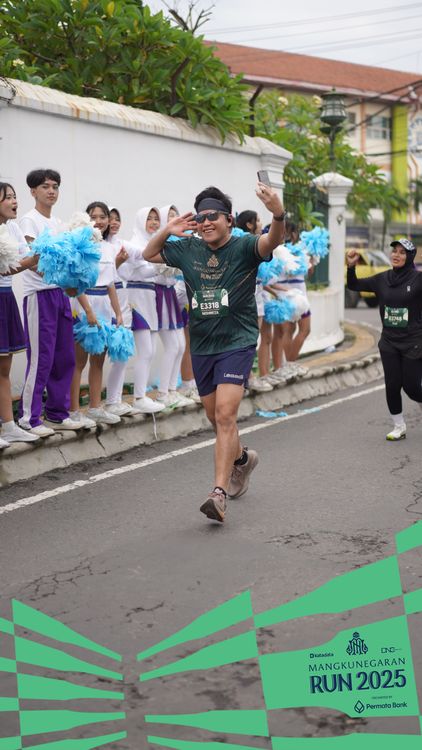 Race photo from Mangkunegaran Run 2025