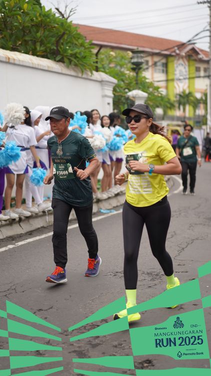 Race photo from Mangkunegaran Run 2025