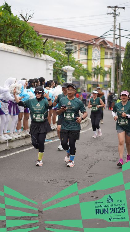 Race photo from Mangkunegaran Run 2025