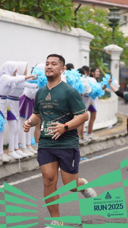 Race photo from Mangkunegaran Run 2025