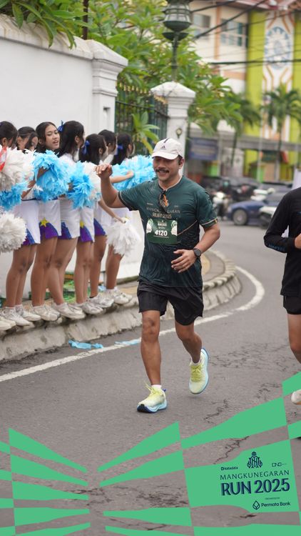 Race photo from Mangkunegaran Run 2025