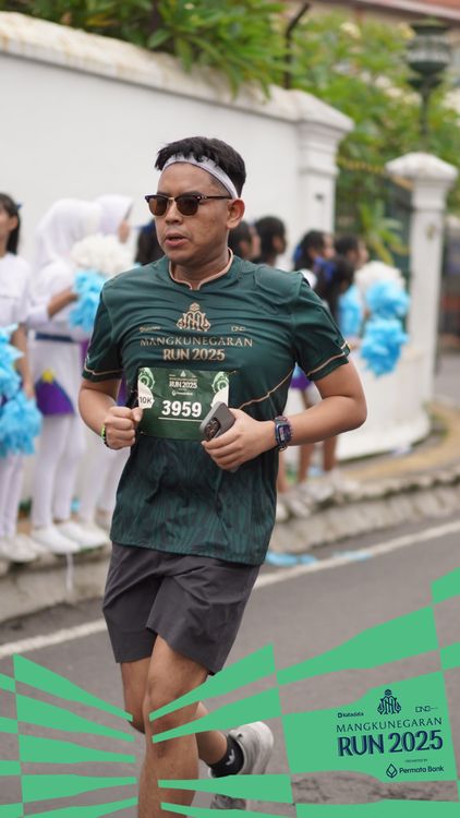 Race photo from Mangkunegaran Run 2025