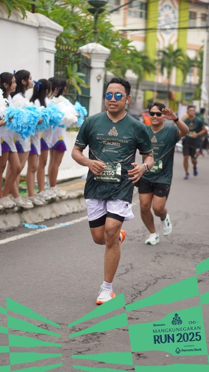 Race photo from Mangkunegaran Run 2025