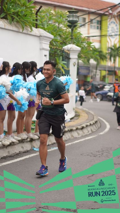 Race photo from Mangkunegaran Run 2025