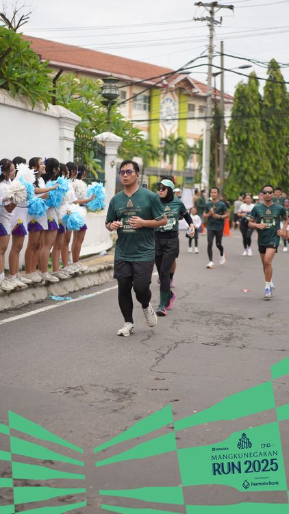 Race photo from Mangkunegaran Run 2025