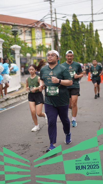 Race photo from Mangkunegaran Run 2025