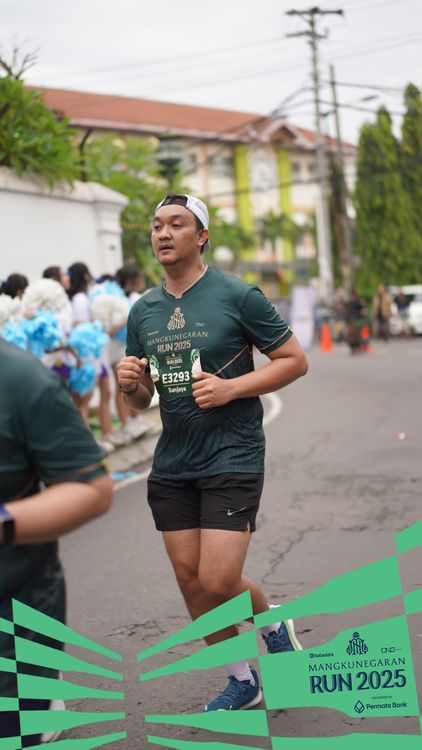 Race photo from Mangkunegaran Run 2025