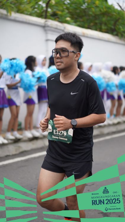 Race photo from Mangkunegaran Run 2025