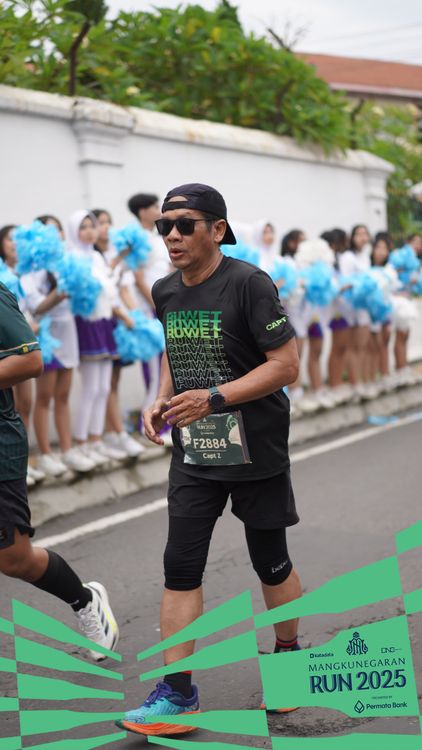 Race photo from Mangkunegaran Run 2025