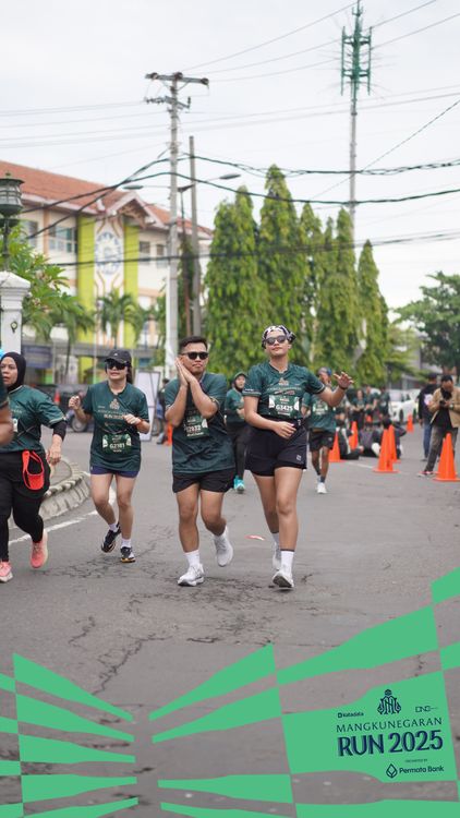 Race photo from Mangkunegaran Run 2025