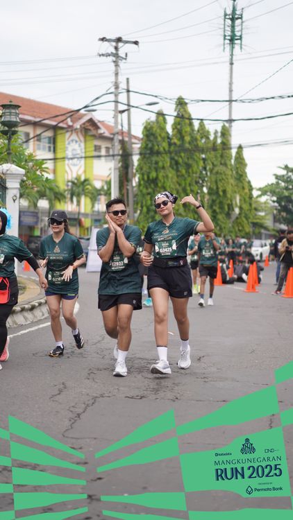 Race photo from Mangkunegaran Run 2025