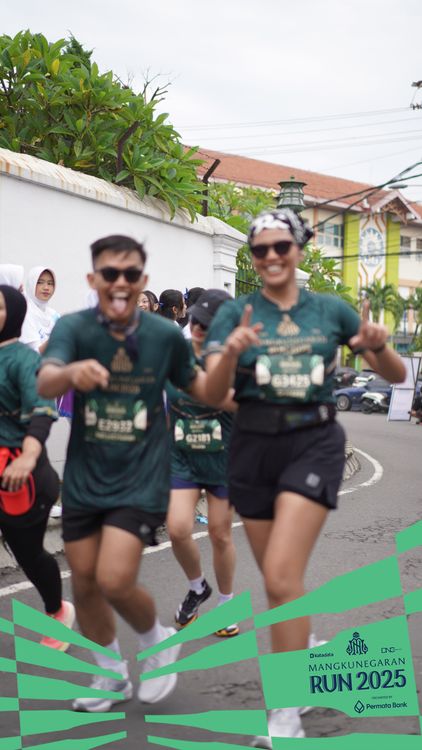 Race photo from Mangkunegaran Run 2025