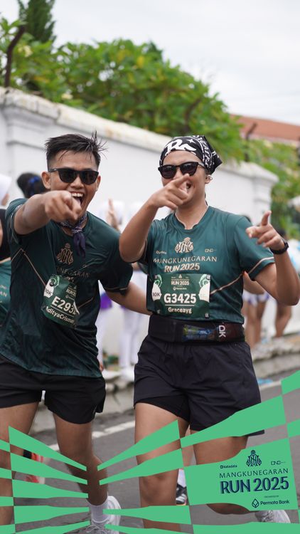 Race photo from Mangkunegaran Run 2025