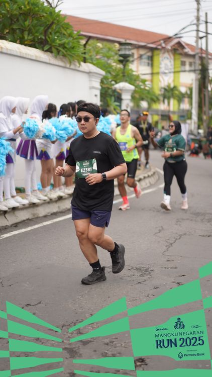 Race photo from Mangkunegaran Run 2025