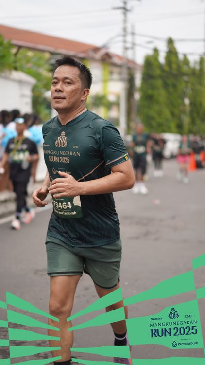 Race photo from Mangkunegaran Run 2025