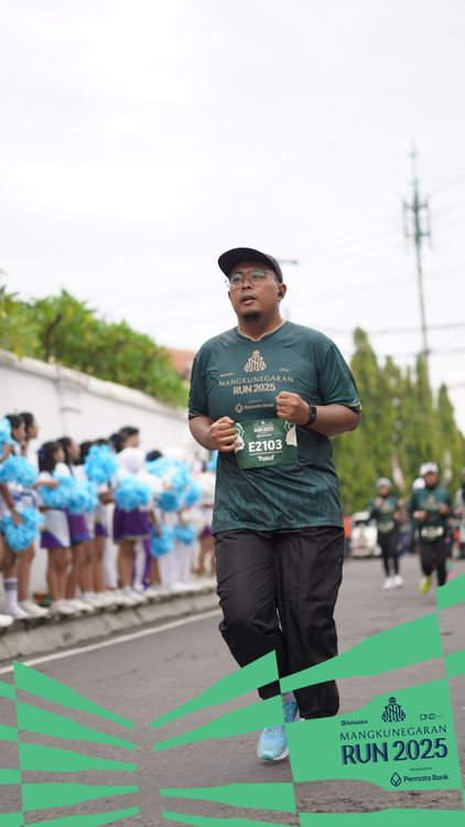 Race photo from Mangkunegaran Run 2025