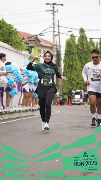 Race photo from Mangkunegaran Run 2025
