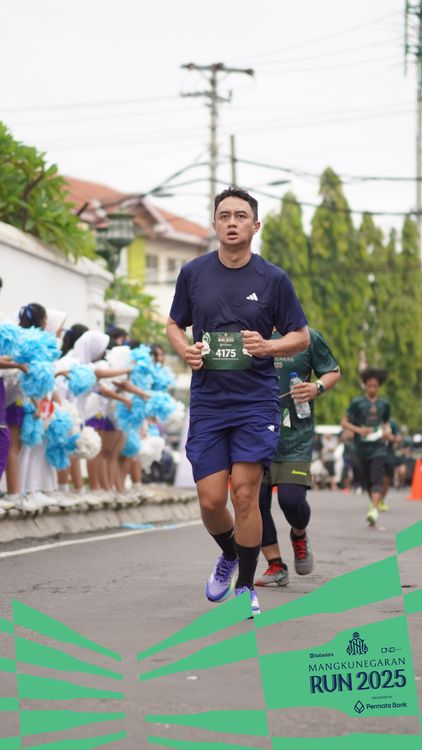 Race photo from Mangkunegaran Run 2025