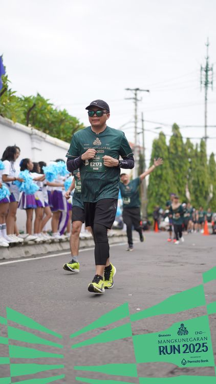 Race photo from Mangkunegaran Run 2025