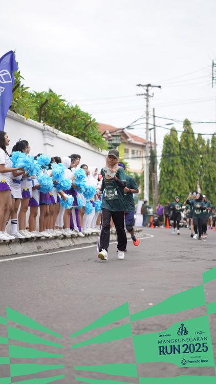 Race photo from Mangkunegaran Run 2025