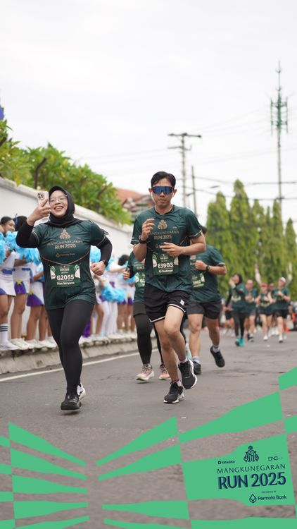 Race photo from Mangkunegaran Run 2025