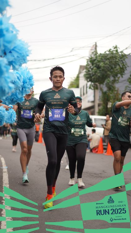 Race photo from Mangkunegaran Run 2025