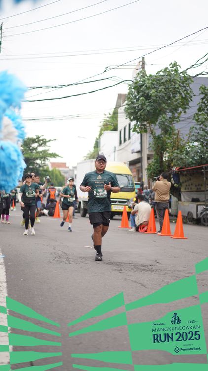 Race photo from Mangkunegaran Run 2025