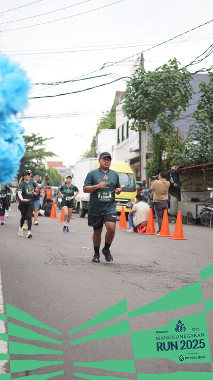 Race photo from Mangkunegaran Run 2025