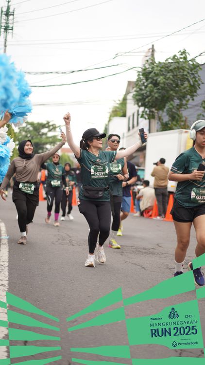 Race photo from Mangkunegaran Run 2025