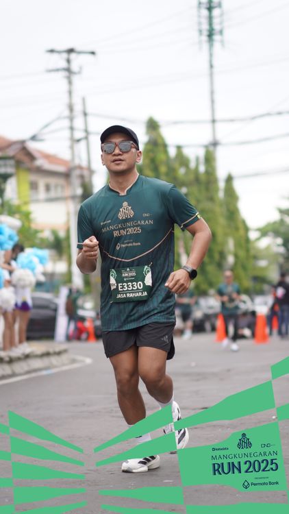 Race photo from Mangkunegaran Run 2025