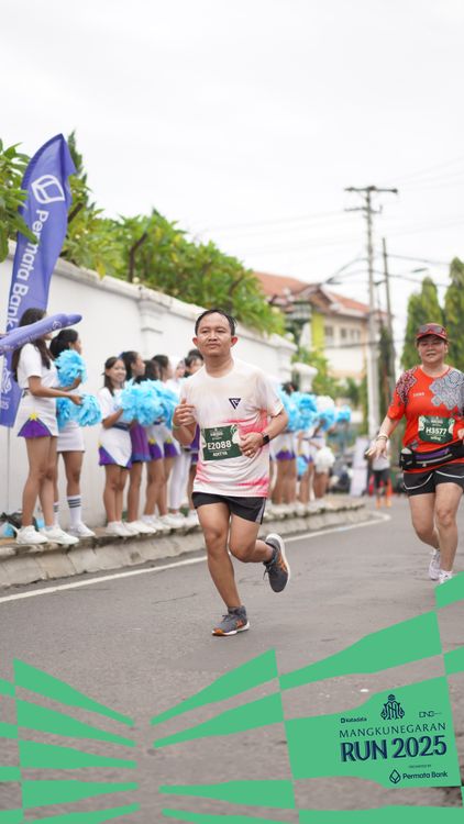 Race photo from Mangkunegaran Run 2025