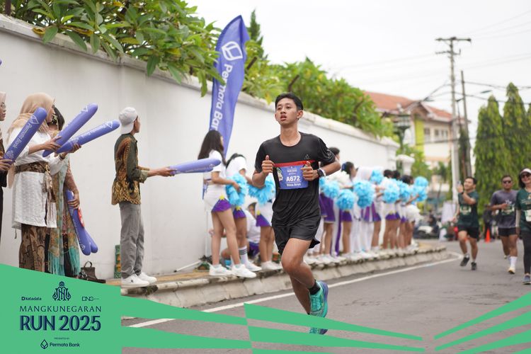 Race photo from Mangkunegaran Run 2025