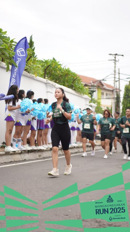 Race photo from Mangkunegaran Run 2025