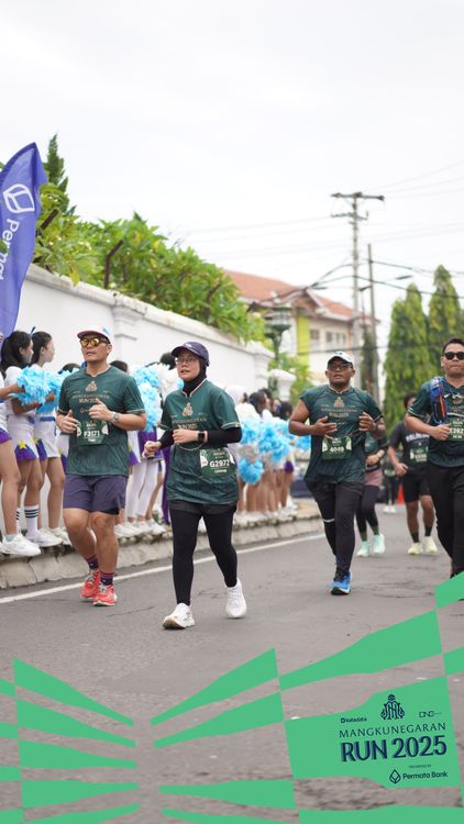 Race photo from Mangkunegaran Run 2025