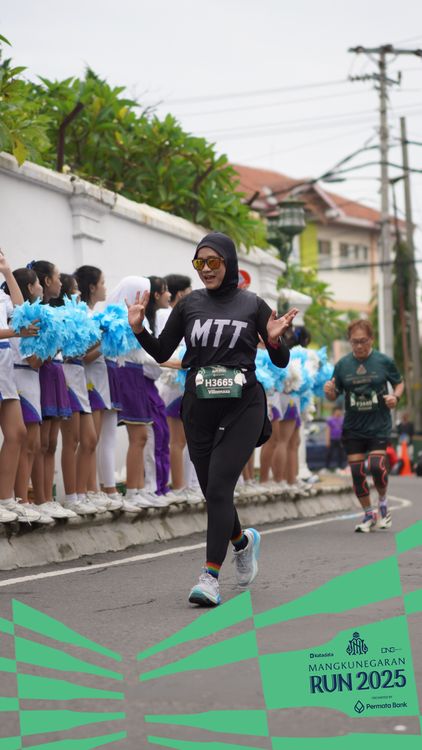 Race photo from Mangkunegaran Run 2025