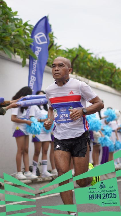 Race photo from Mangkunegaran Run 2025