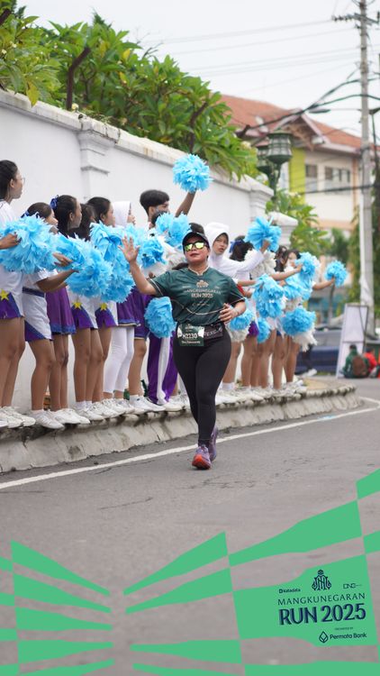 Race photo from Mangkunegaran Run 2025