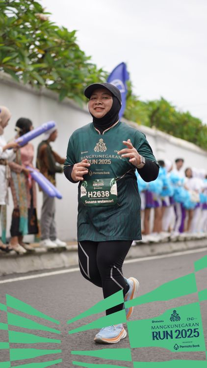 Race photo from Mangkunegaran Run 2025