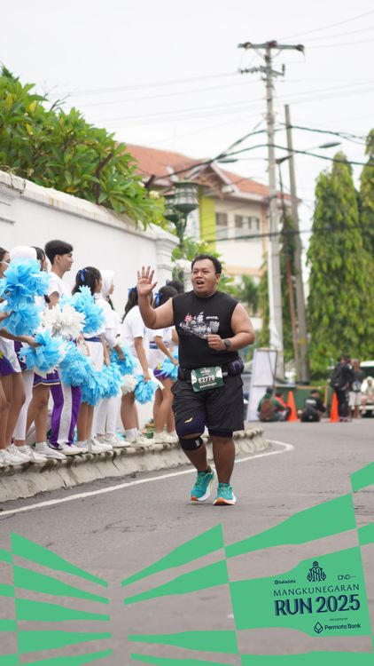 Race photo from Mangkunegaran Run 2025