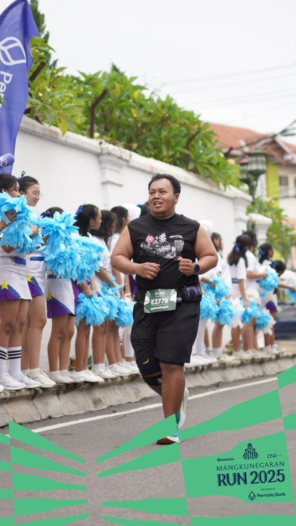 Race photo from Mangkunegaran Run 2025