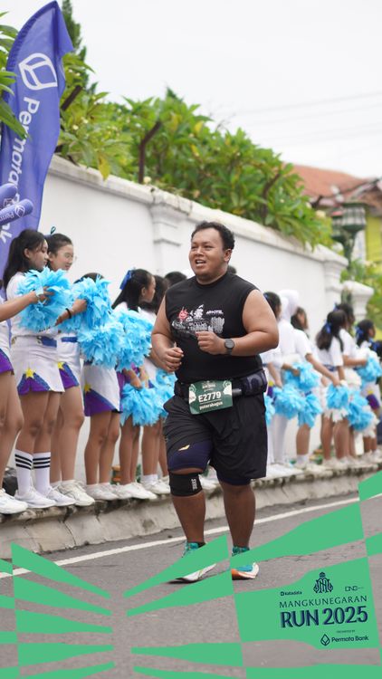 Race photo from Mangkunegaran Run 2025
