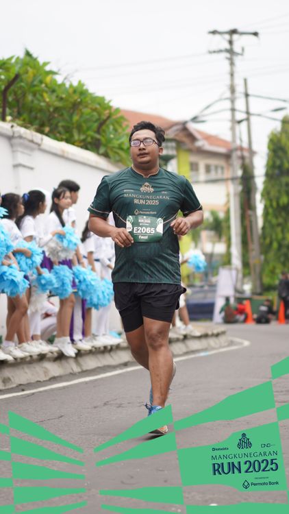 Race photo from Mangkunegaran Run 2025
