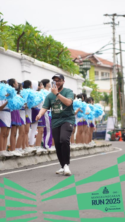 Race photo from Mangkunegaran Run 2025